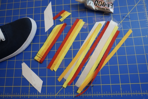 making the appliqués