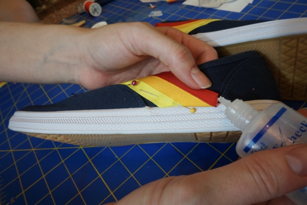 keep the stripes from fraying